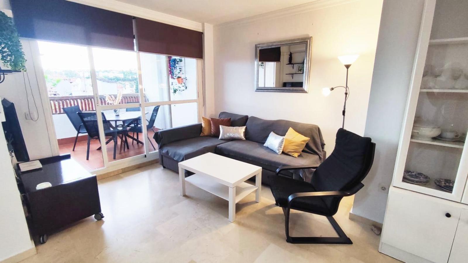 2Bdr Sunny Apartment With Pool And Private Parking In Benalmádena Buitenkant foto